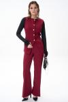 Брюки Дарси (бордовый)