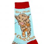 В мире животных | Носки Не переживаю за прическу, р-р 38-44 (мятный, красный)