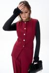 Жилет Дарси (бордовый)