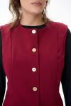 Жилет Дарси (бордовый)
