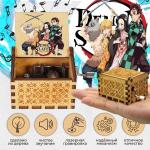 Истребители Демонов (03) | Музыкальная шкатулка "Главные герои", р-р 6,5х5,2см (крафтовая)