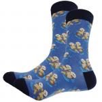 В мире животных | Носки Выдры держатся за лапки, р-р 38-44 (джинс, черный)