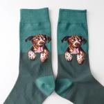 В мире животных | Носки Дворняга, р-р 38-44 (зеленый)