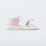 беж-роз туфли летние дошкольная, школьная Нат. кожа