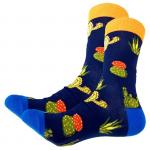 В гармонии с природой | Носки  Разноцветные кактусы, р-р 40-46 (джинс)