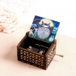 Мир Хаяо Миядзаки | Музыкальная шкатулка "Танец урожая"р-р 6,5х5,2 (черная)