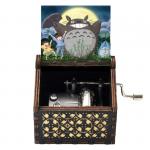 Мир Хаяо Миядзаки | Музыкальная шкатулка "Танец урожая"р-р 6,5х5,2 (черная)