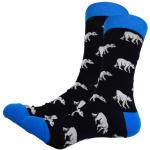 В мире животных | Носки  Белые медведи, ночь, р-р 38-45 (темно-синий)