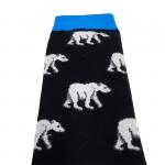 В мире животных | Носки  Белые медведи, ночь, р-р 38-45 (темно-синий)