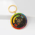 Вдохновение | Брелок "Цветовой круг Сонет", р-р (черный)