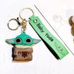 Star Wars | Объемный брелок "Малыш Йода. В гневе", 6,5см (в холщовом мешке)