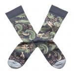 Вдохновение | Носки  Гобелены из кедра. Музей RockoxHuis в Антверпене.Стальная птица, р-р 36-40 (зеленый)