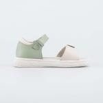 беж-зел туфли летние малодетская, дошкольная Нат. кожа