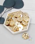 Пуговицы под металл 40L д.2,5см (36шт) золотистого цвета (col.Gold)