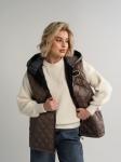 Жилет утепленный Дориана (кофе) Б14632-18М