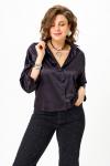 Блуза Anastasia 1201 черно-синий