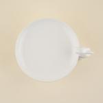 Блюдо сервировочное SL Home «Пасхальные кролики», 30.5?25?15.5 см, доломит, белое