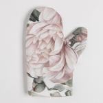 Варежка - прихватка «Этель. Пионы», 20?27 см, двухсторонняя