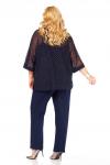 Блуза Элль стиль 2420 а темно-синий
