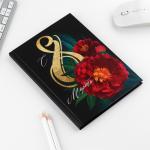 Подарочный набор «С 8 марта 2-а цветка»: ежедневник 80 листов и ручка