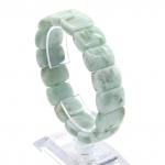 Браслет из Ангелита зеленого сегмент 18*12мм, 45г