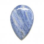 Кабашон из кианита капля, 44*29*6мм