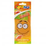 NEW GALAXY Ароматизатор бумажный "Смайл", 5 гр., Тутти фрутти, Дизайн GC