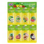 NEW GALAXY Ароматизатор бумажный "Фрукты", 4,2гр., дисплей 80 штук, цена за 1шт