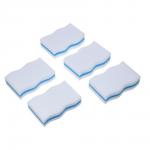 VETTA Набор губок меламиновых 5 шт, трехслойные, меламин, поролон, 10х6х2,5 см