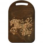 Доска разделочная Спирит, размер 29х18,5см (гравировка) МТ88-526