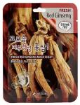 [3W CLINIC] Маска для лица тканевая КРАСНЫЙ ЖЕНЬШЕНЬ Fresh Red Ginseng Mask Sheet, 23 Гр