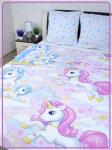 Детское постельное белье поплин артдизайн Карусельки