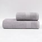 Полотенце махровое Вечер набор  2321 скай 2 шт, 50х80,70х130