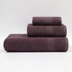 Полотенце махровое Вечер набор  2722 каштан 3 шт, 30х60,50х80,70х130