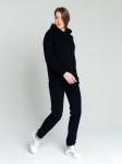 Брюки женские футер 3-х нитка петля "МОНЕ" ЧЕРНЫЙ