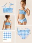 Купальник для девочек двухпредметный (лиф купальный + плавки)