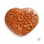 Пряник Сердце с цветами