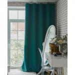 Штора блэкаут портьерная «Этель», размер 270?300 см, цвет изумрудный
