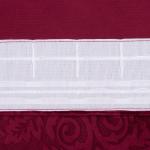 Штора портьерная «Этель», размер 170?270 см, цвет валенсия вишнёвый