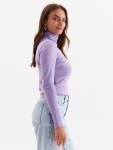 Водолазка женская MINAKU: Basic line, размер 52, лиловая