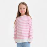 Джемпер для девочки KAFTAN, белый/розовый, размер 30 (98-104 см)