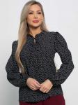Блуза Анастейша (черная) Б15072-18М
