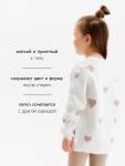 Джемпер для девочки KAFTAN: Love, белый, размер 32 (110-116 см)