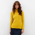 Водолазка женская MINAKU: Basic line, размер 50, цвет горчица