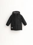 Парка демисезонная с 3 карманами черный