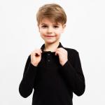 Джемпер (поло) детский MINAKU, чёрный, рост 128 см