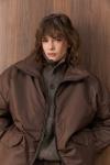 Куртка объемная эспрессо женская