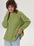 Джемпер вязаный полуфанг фисташка женский
