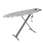 VETTA Доска гладильная 122х40х90см, металл, подставка под утюг с термоустойчивыми вст, удл.1,6м Н10