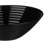 MILLIMI Бароло Салатник 16см черный опаловое стекло